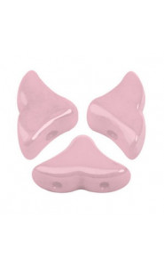 Hélios par Puca® beads Opaque light rose ceramic look 03000/14494